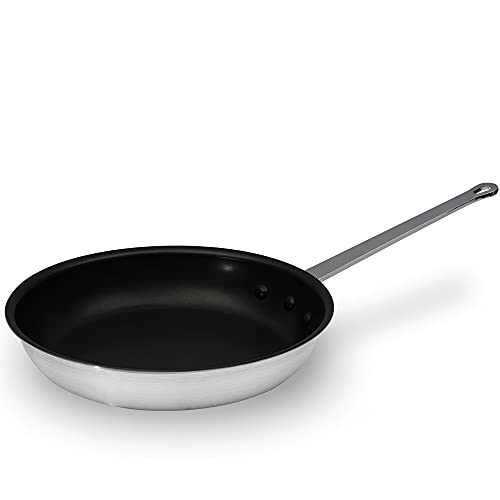 KIPROSTAR 業務用アルミフライパン 特大 35cm（表面フッ素樹脂コーティング加工） キプロスター (ガス火専用)